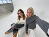 Theresa off-shoulder knit - Grey