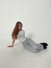 Josie jeans - Light grey