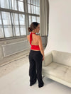 Amabel lace top - Red