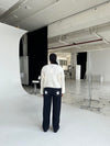 Oversized star jeans - White stars