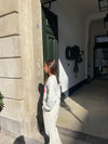 Red heart knit - White