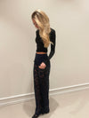 Marla lace pants - Navy