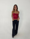 Margot sequin top - Red