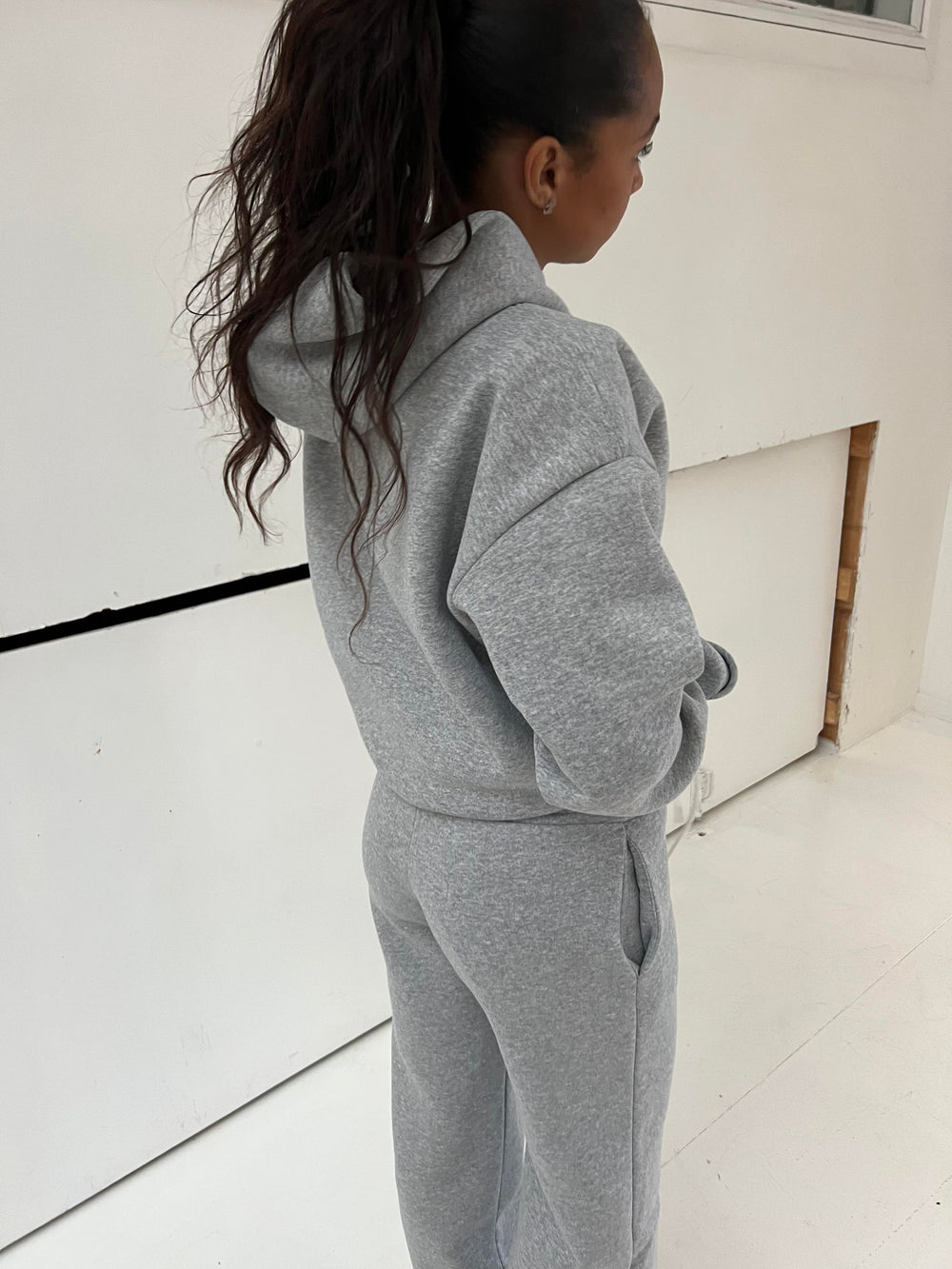 Anelise sweatpants - Grey melange