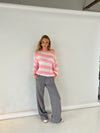 Anna Olympia low waisted suit pants - Grey