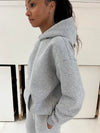 Anelise oversized hoodie - Grey melange