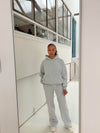 Anelise oversized hoodie - Grey melange