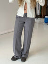 Anna Olympia low waisted suit pants - Grey