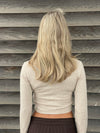 Simona 2 ways tie blouse - Beige