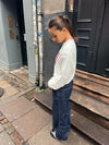 US flag knit - White