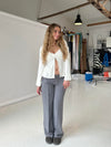 Anna Olympia low waisted suit pants - Grey
