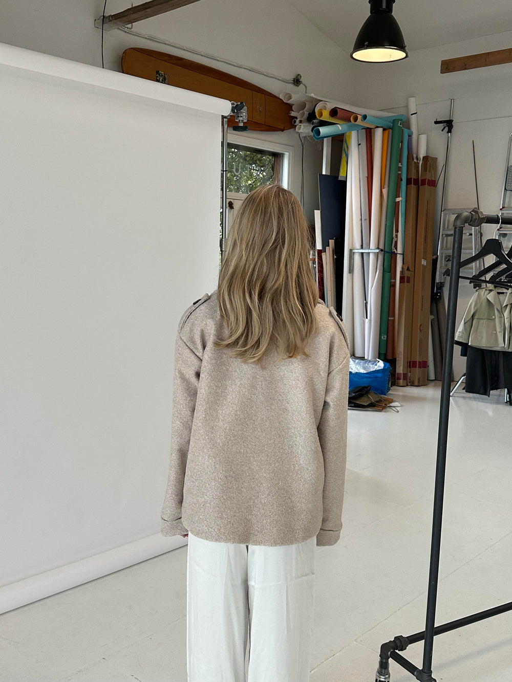Nicole short coat - beige