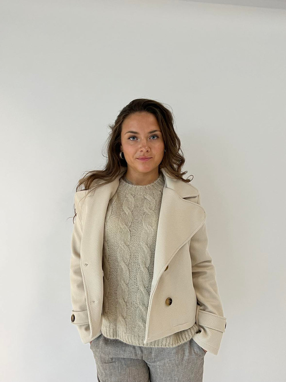 Maxima short coat - Beige