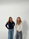 Cilla knitted cardigan - Navy