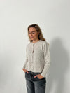 Cilla knitted cardigan - Light grey