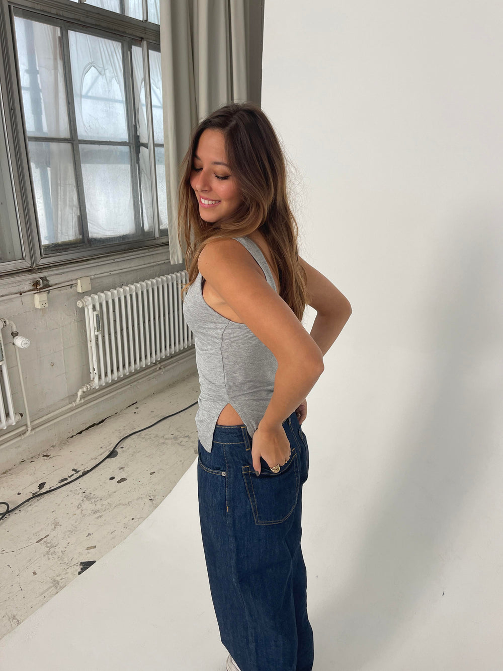 Brigitte top - Grey