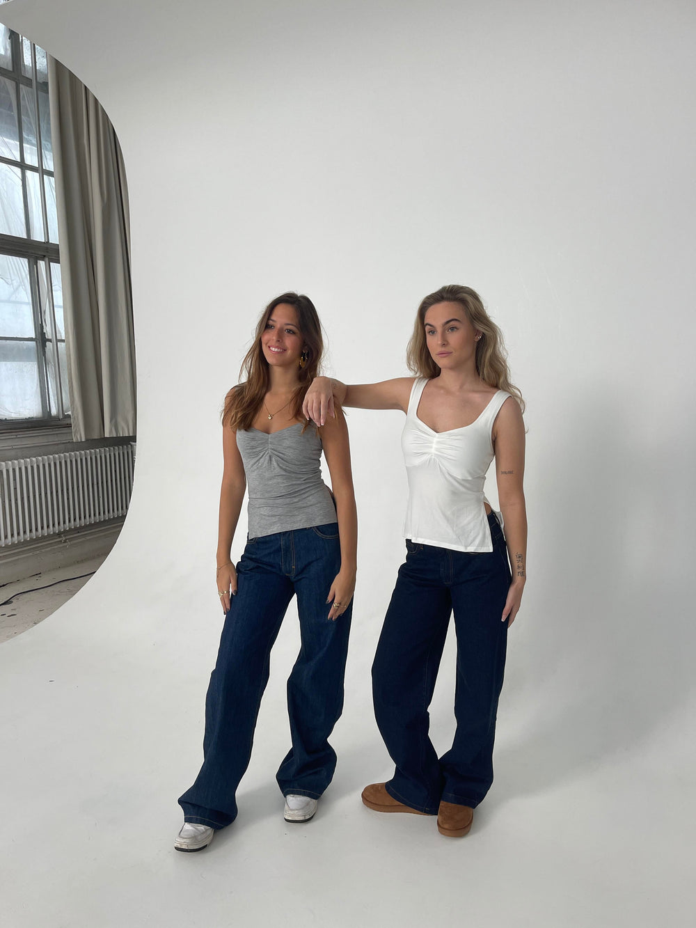 Brigitte top - Grey