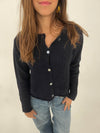 Cilla knitted cardigan - Navy