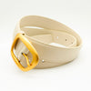 Heritage belt - White/gold