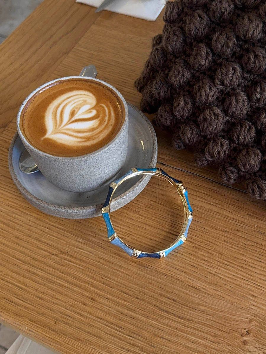 Sola bracelet with stripes – Shades of blue