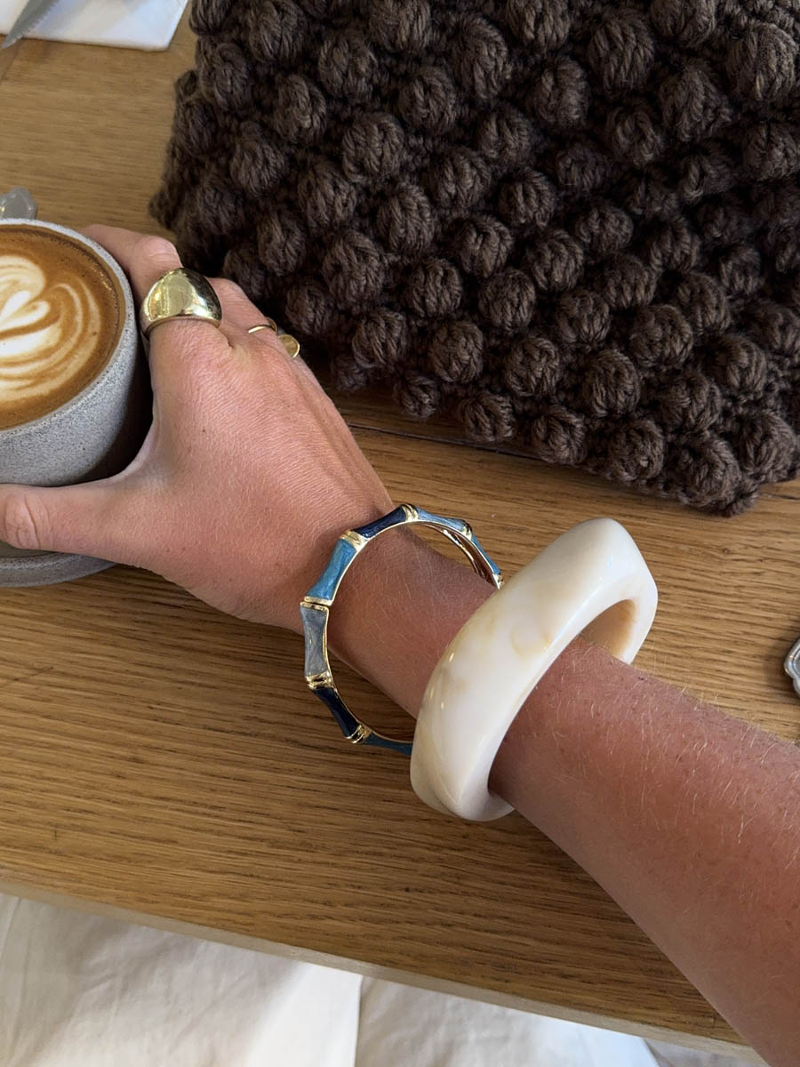 Sola bracelet with stripes – Shades of blue
