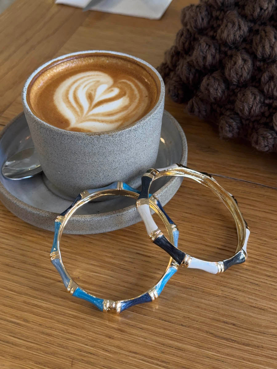 Sola bracelet with stripes – Shades of blue