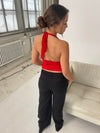 Amabel lace top - Red