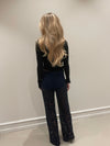 Marla lace pants - Navy
