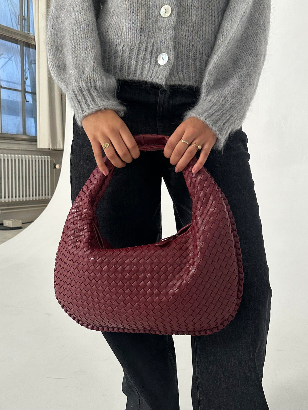 Musthave bag small - Wine red