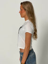 "Songs that remind me" baby tee - white