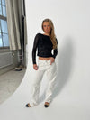 Anemon oversized jeans - White