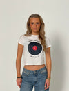 "Songs that remind me" baby tee - white