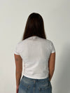 "Give it your best shot" baby tee - white