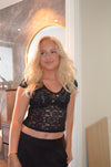 Hemilly lace top - Black