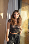 Hemilly lace top - Black