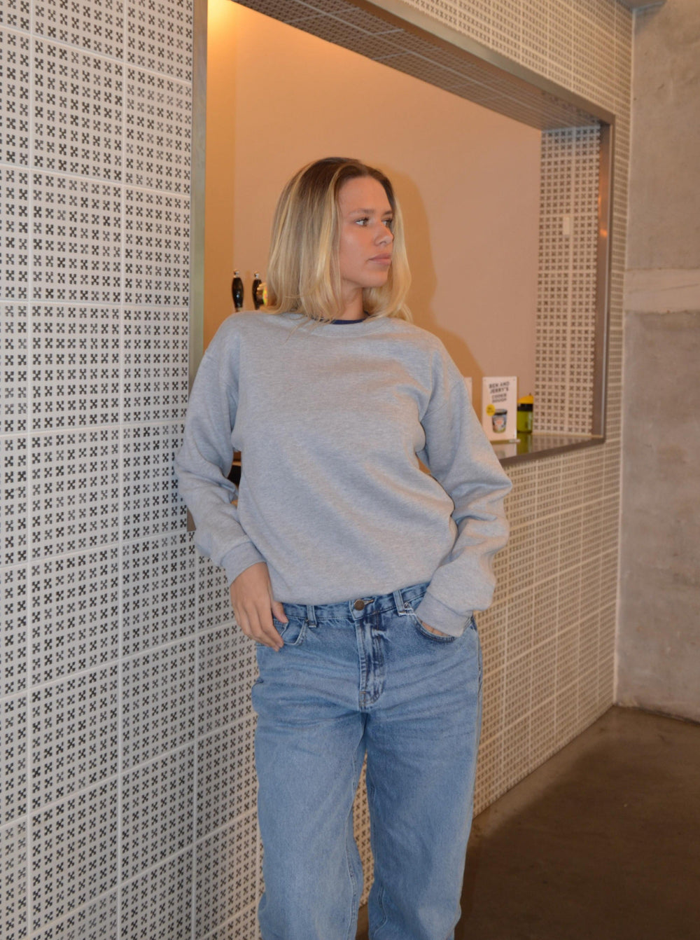 "Self love club" sweatshirt - grey