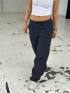 Angel linen pants - navy