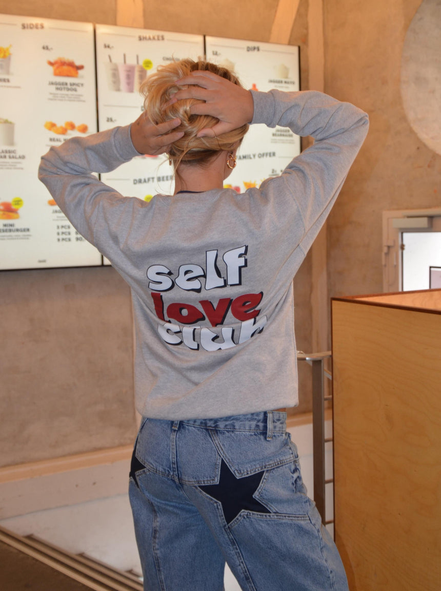 "Self love club" sweatshirt - grey