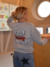 "Self love club" sweatshirt - grey