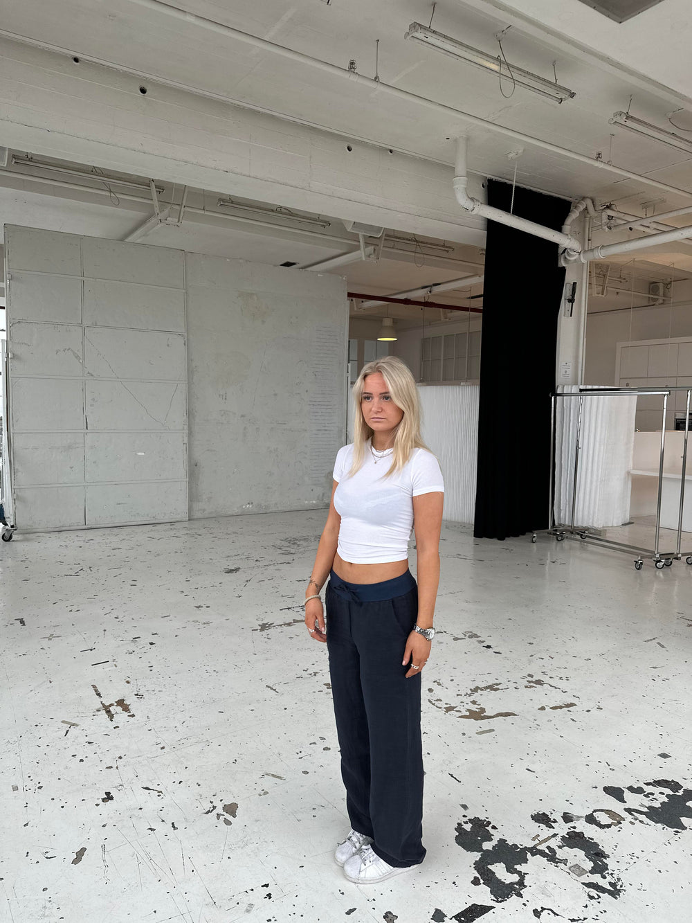 Angel linen pants - navy