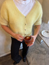 Annaly mohair cardigan - Yellow