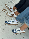 Accra sneakers with star - White/navy