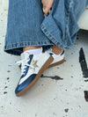 Accra sneakers with star - White/navy