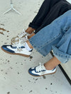 Accra sneakers with star - White/navy