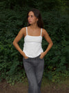 Bente lace top - White