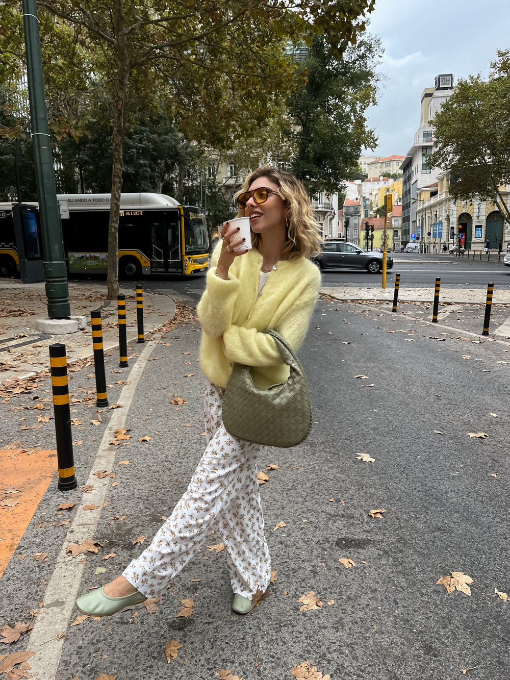Jamilla mohair cardigan - Yellow