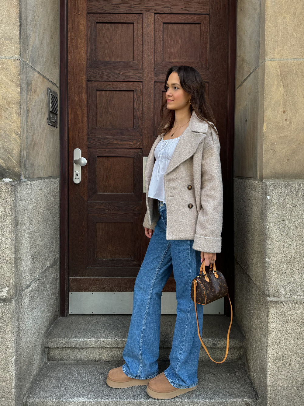 Nicole short coat - beige
