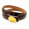 Urban belt - Dark brown/gold