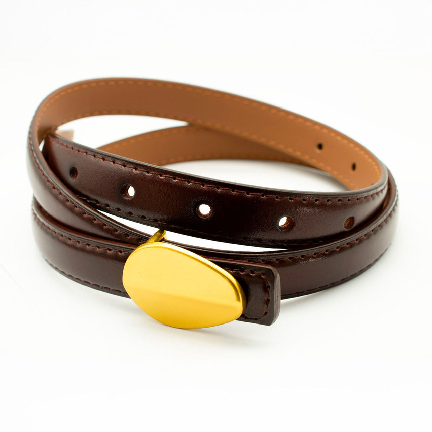 Urban belt - Dark brown/gold
