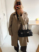 Josefine oversized trenchcoat - Dark beige